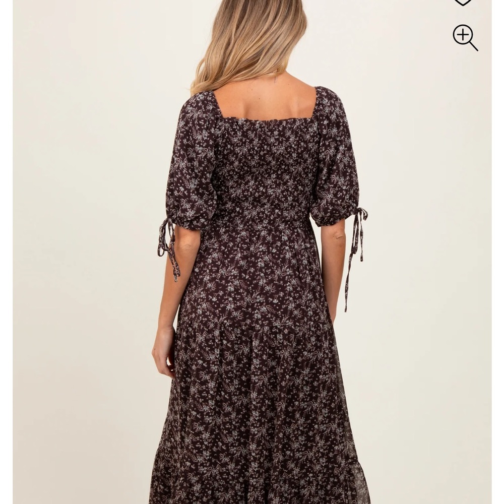 Pink Blush L Maternity Dress